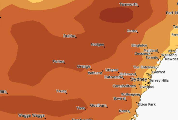 DRIER DAYS: There is an 70-75 per cent chance the region will not exceed median rainfall levels. Image: BUREAU OF METEOROLOGY