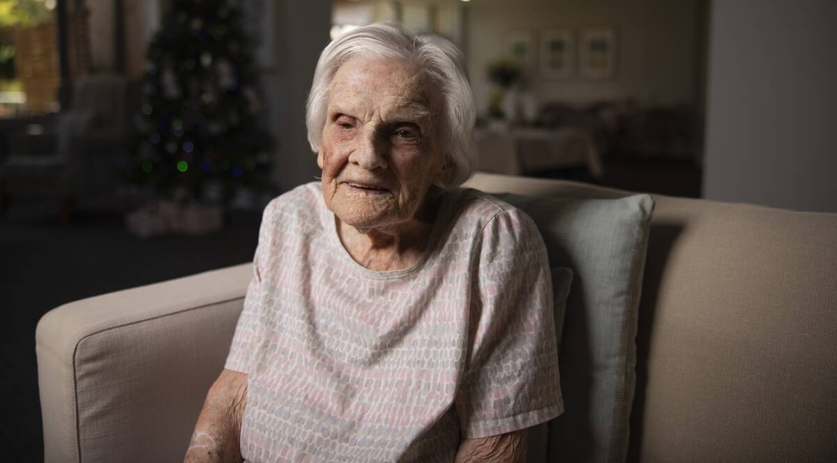 HAPPY BIRTHDAY: Mona Vale woman Pat Byrne celebrated her 104th birthday in fine style on Monday. Picture: Simon Bennett