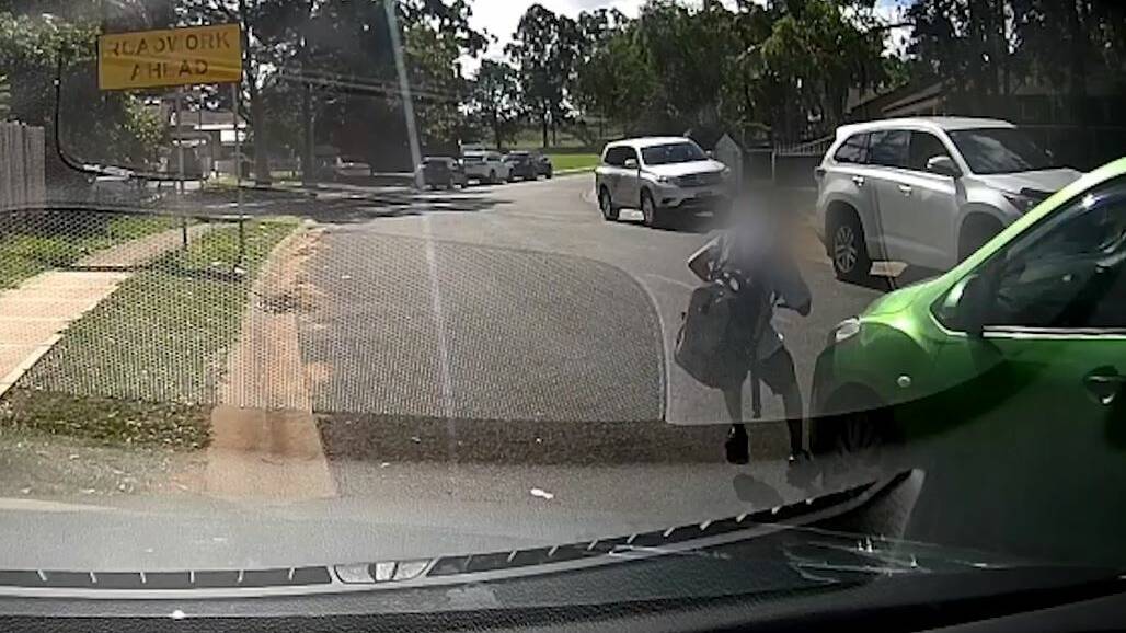 HARSH REALITY: NSW Police has release dramatic footage of a pedestrian accident involving a 12-year-old boy as part of a road safety message. Photo: NSW POLICE
