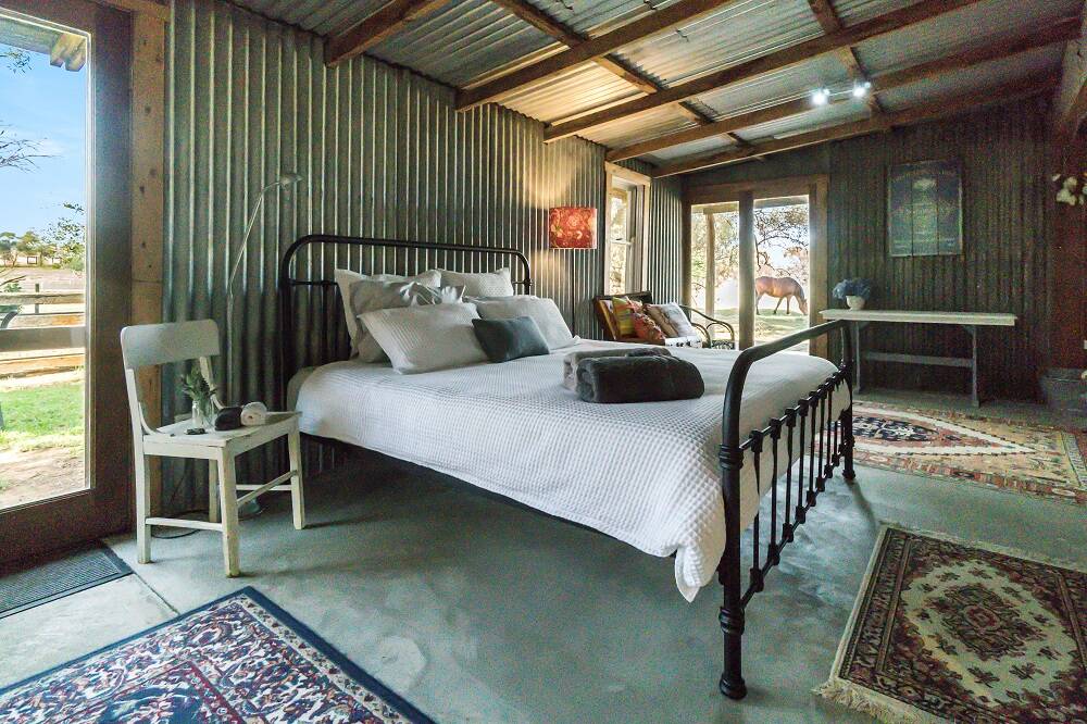 ROMANTIC GETAWAY: This rustic farmstay accommodation in Cowra is perfect for two people. Photo: SUPPLIED