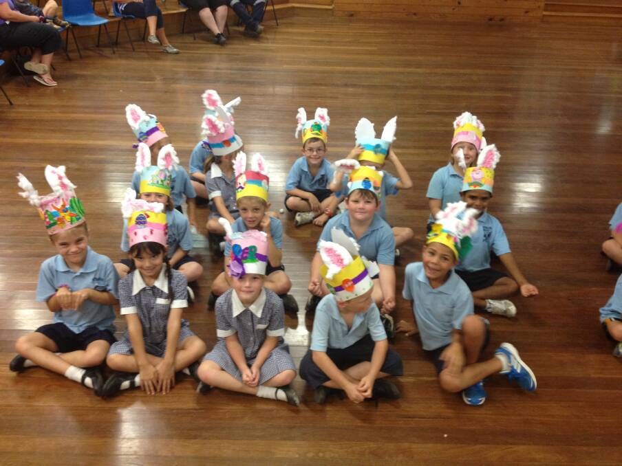Nyngan Public School students in kindergarten, year 1 and year 2 took part in the  Easter Hat Parade. 